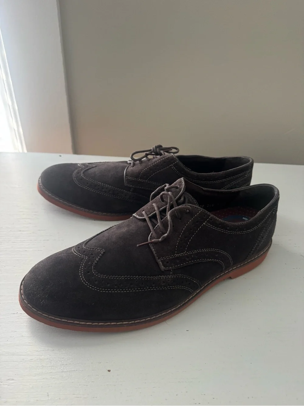 Nunn Bush Dark Brown Leather Shoes